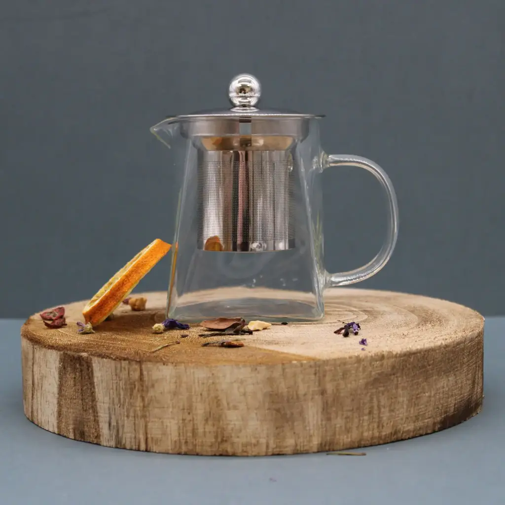 Glass Infuser Teapot – Tower Shape – 350ml | www.artisangoods.co.uk 4