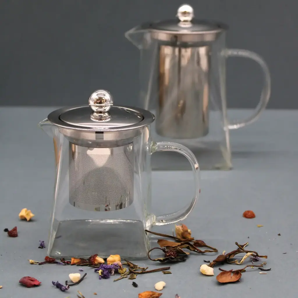 Glass Infuser Teapot – Tower Shape – 350ml | www.artisangoods.co.uk 2 Glass Infuser Teapot – Tower Shape – 350ml | www.artisangoods.co.uk 2