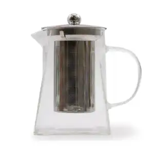 Glass Infuser Teapot – Tower Shape – 780ml | www.artisangoods.co.uk 1
