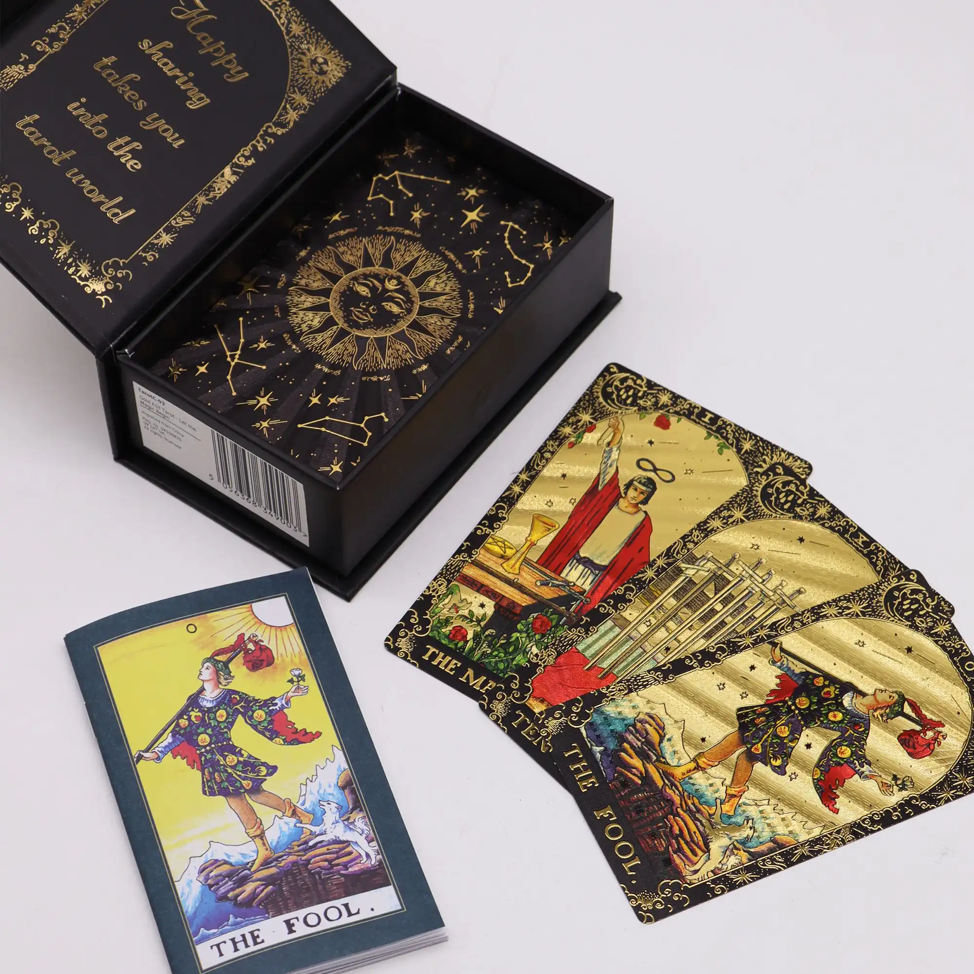 Gold Foil Tarot – Let the Magic Begin – Gift Box | www.artisangoods.co.uk 3 Gold Foil Tarot – Let the Magic Begin – Gift Box | www.artisangoods.co.uk 2
