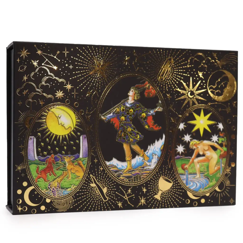 Gold Foil Tarot – Let the Magic Begin – Gift Set | www.artisangoods.co.uk