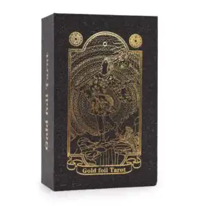 Gold Foil Tarot Set with Book – Gift Box | www.artisangoods.co.uk 1