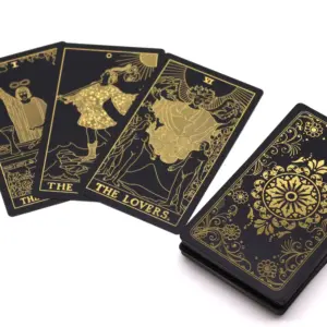 Gold Foil Tarot Set with Book – Gift Box | www.artisangoods.co.uk 3