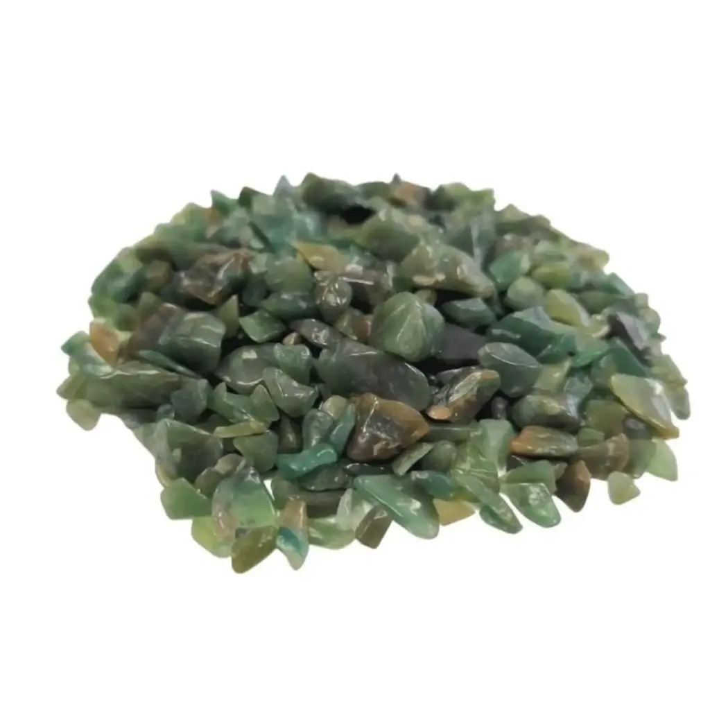 Green Avenurine Gemstone Chips Bulk – 1KG | www.artisangoods.co.uk