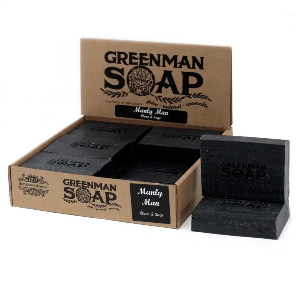 Greenman Soap Slice 100g – Manly Man | www.artisangoods.co.uk 2 Greenman Soap Slice 100g – Manly Man | www.artisangoods.co.uk 2