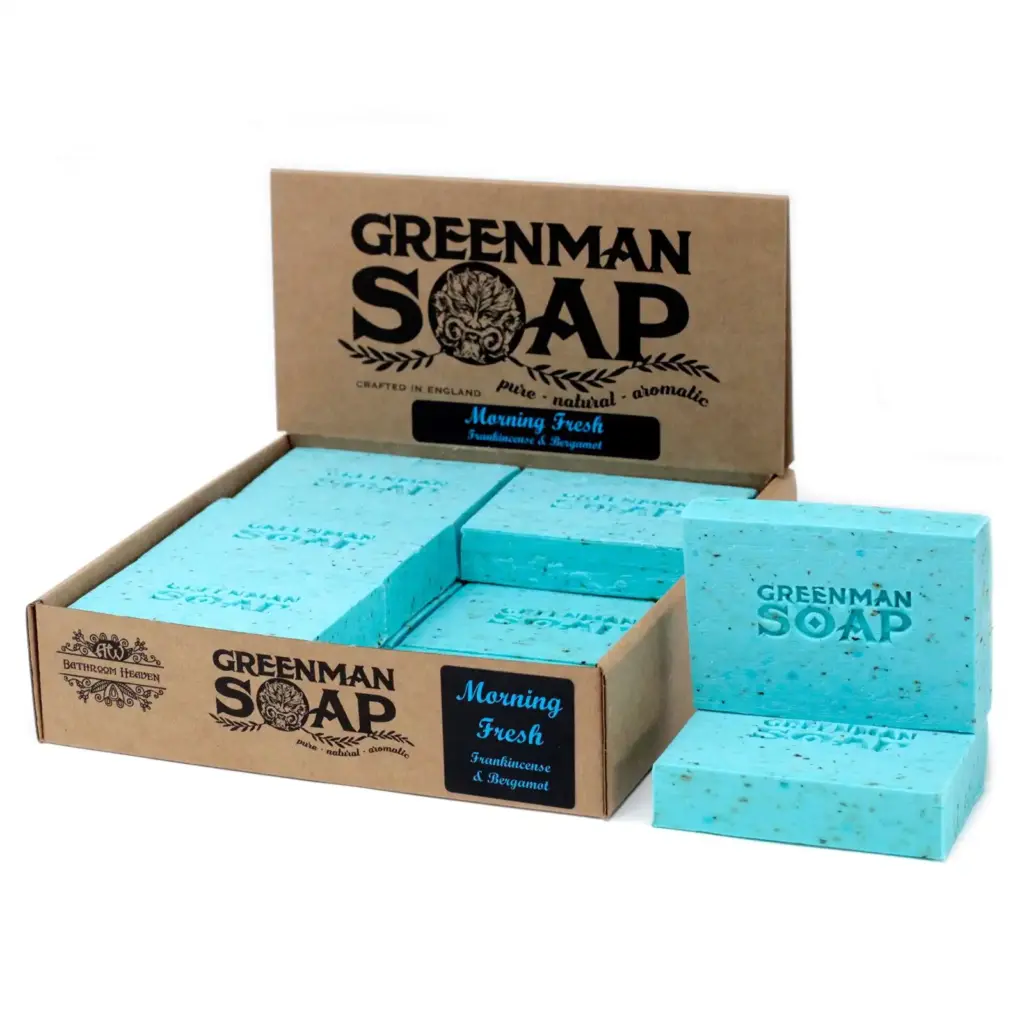 Greenman Soap Slice 100g – Morning Fresh | www.artisangoods.co.uk 2