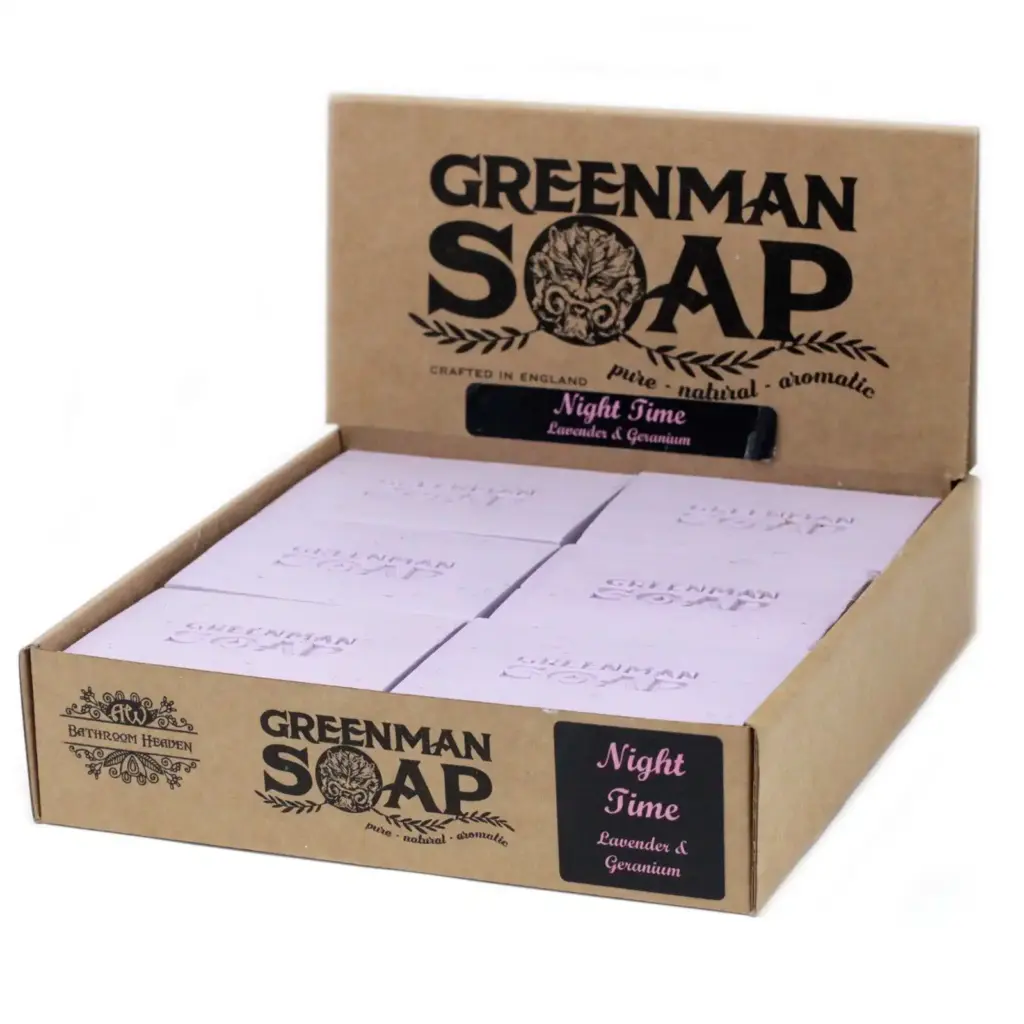 Greenman Soap Slice 100g – Night Time | www.artisangoods.co.uk Greenman Soap Slice 100g – Night Time | www.artisangoods.co.uk