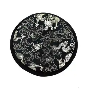 Hand Beaten & Engraved Singing Bowl Gift Set – 14cm – Green Tara | www.artisangoods.co.uk 1