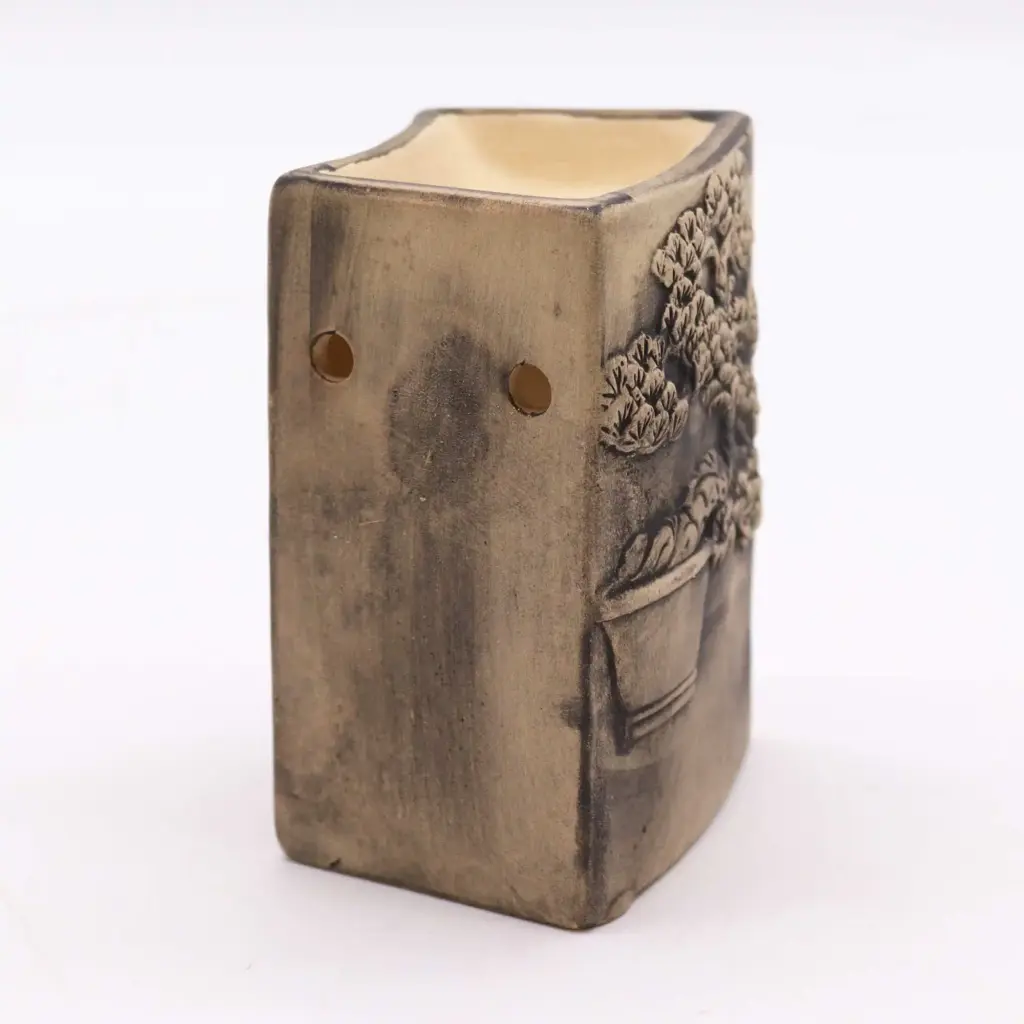 Hand Painted Bonsai Burner – Slate | www.artisangoods.co.uk