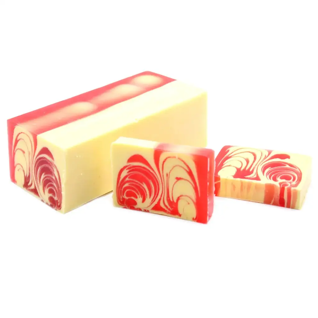 Handcrafted Soap Loaf  1.2kg  – Strawberry | www.artisangoods.co.uk