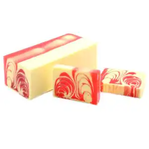 Handcrafted Soap Loaf  1.2kg  – Strawberry | www.artisangoods.co.uk 1
