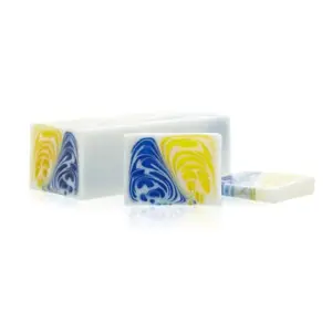 Handcrafted Soap Slice  100g  – Jasmine & Greentea | www.artisangoods.co.uk 3