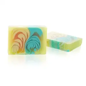 Handcrafted Soap Slice  100g  – Melon | www.artisangoods.co.uk 2