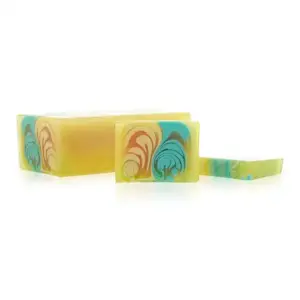 Handcrafted Soap Slice  100g  – Melon | www.artisangoods.co.uk 3