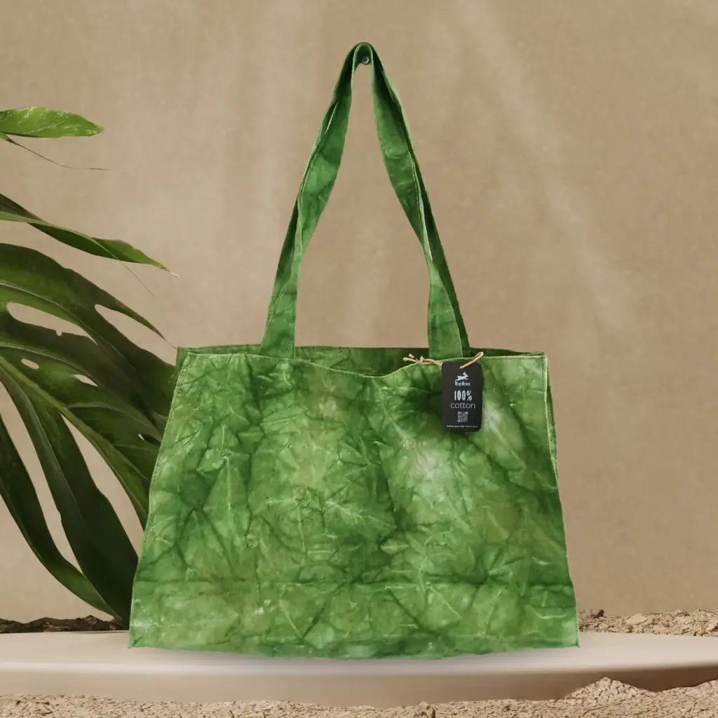 Handy Bag – Forest Green Stonewash Effect | www.artisangoods.co.uk 2