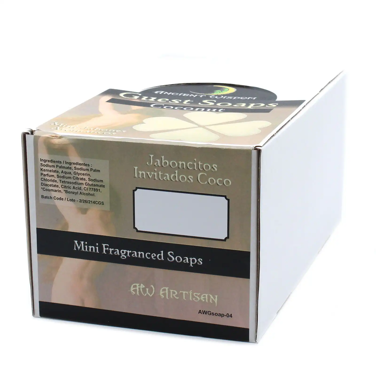 Heart Guest Soap – Coconut | www.artisangoods.co.uk 3 Heart Guest Soap – Coconut | www.artisangoods.co.uk 2