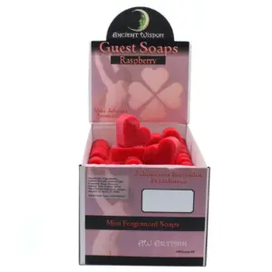 Heart Guest Soap – Raspberry | www.artisangoods.co.uk 3