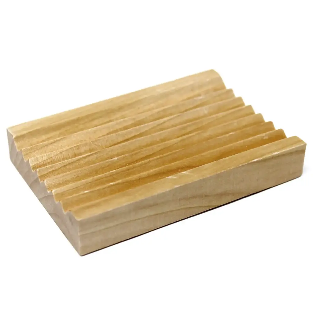 Hemu Wood Soap Dish – Groovy | www.artisangoods.co.uk Hemu Wood Soap Dish – Groovy | www.artisangoods.co.uk