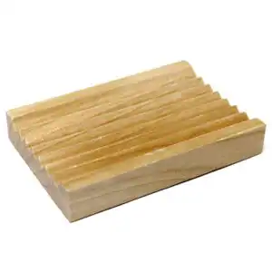 Hemu Wood Soap Dish – Groovy | www.artisangoods.co.uk Hemu Wood Soap Dish – Groovy | www.artisangoods.co.uk 1