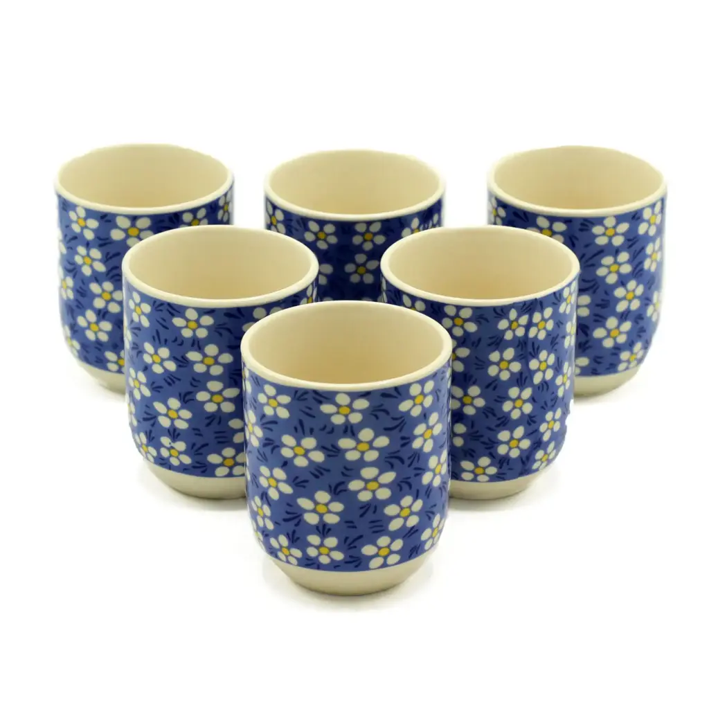Herbal Tea Cups – Blue Daisey | www.artisangoods.co.uk
