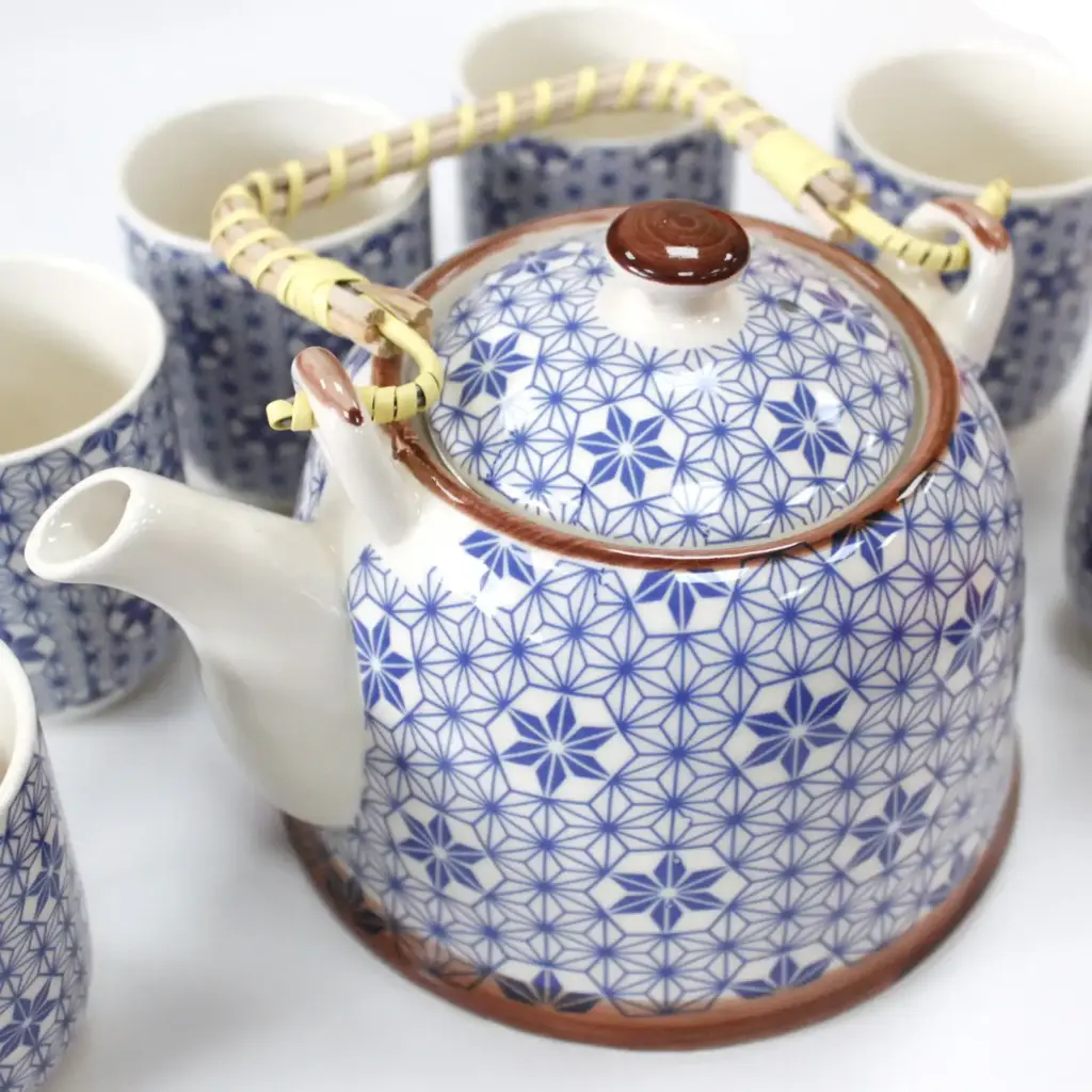 Herbal Teapot Set – Blue Star | www.artisangoods.co.uk