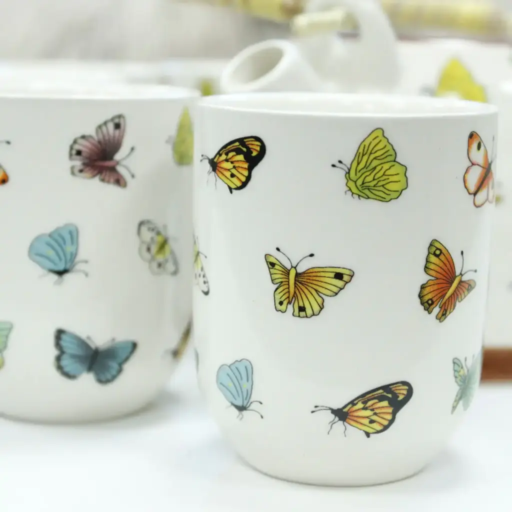 Herbal Teapot Set – Butterflies | www.artisangoods.co.uk 3