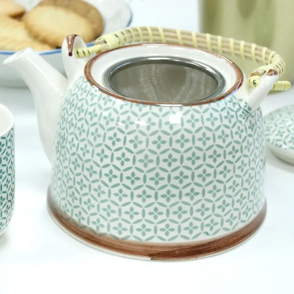 Herbal Teapot Set – Green Mosaic | www.artisangoods.co.uk 7