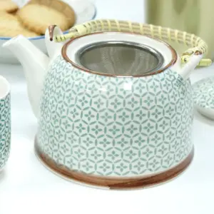 Herbal Teapot Set – Green Mosaic | www.artisangoods.co.uk 7