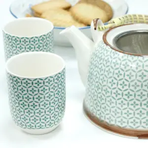 Herbal Teapot Set – Green Mosaic | www.artisangoods.co.uk 6