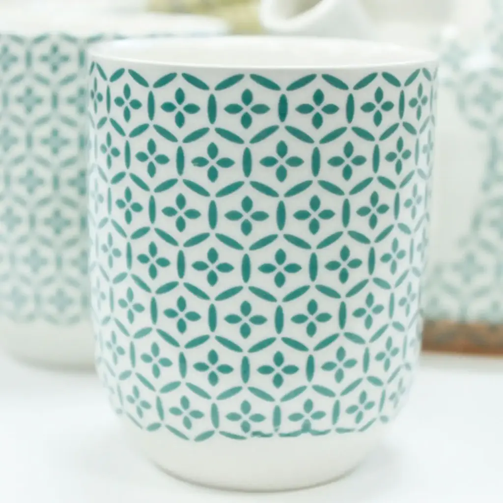 Herbal Teapot Set – Green Mosaic | www.artisangoods.co.uk 5