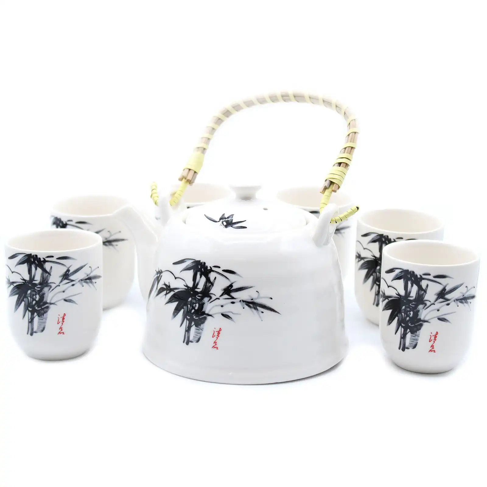 Herbal Teapot Set – White Stone Oriental | www.artisangoods.co.uk 2 Herbal Teapot Set – White Stone Oriental | www.artisangoods.co.uk 1
