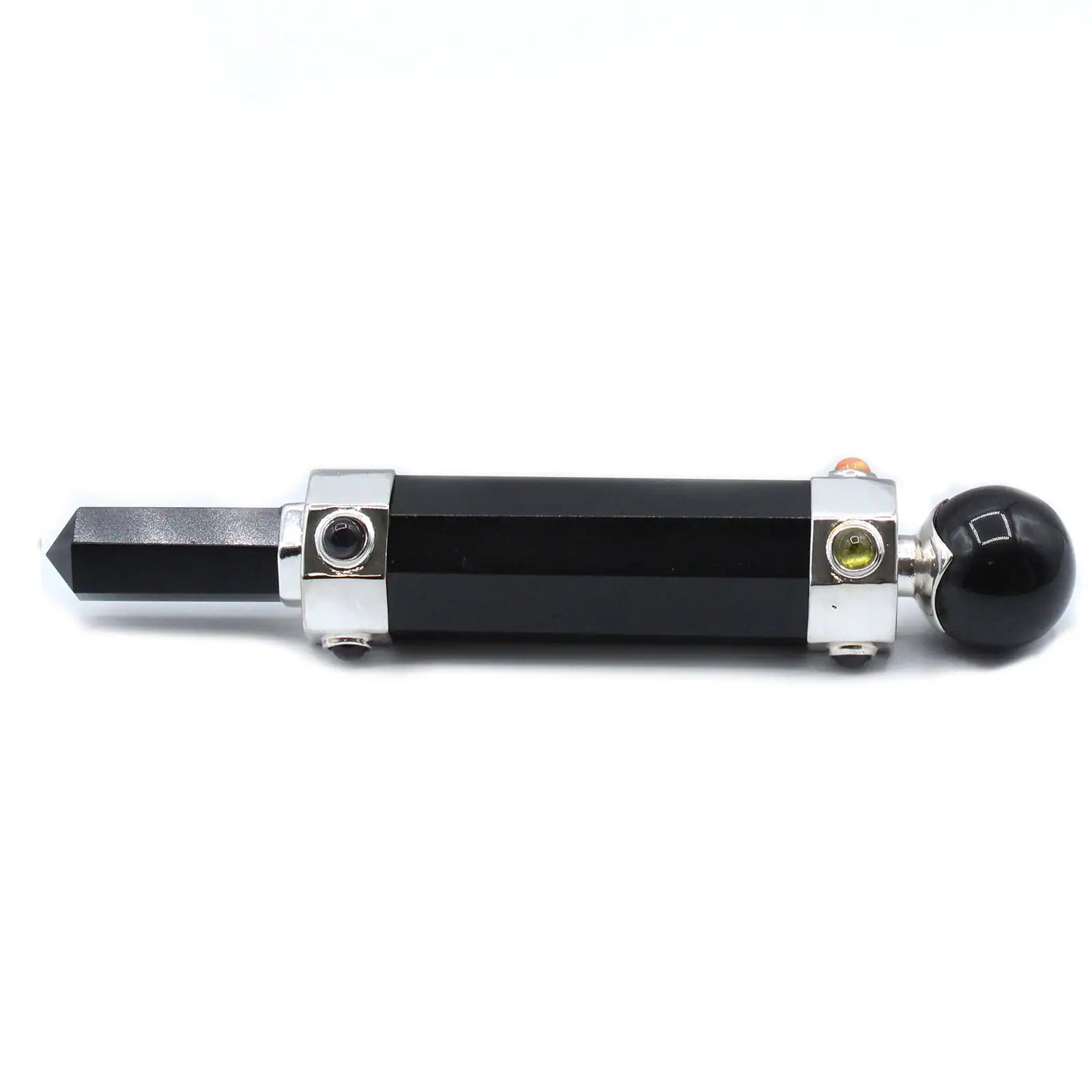 Hexagonal Crystal Healing Wand – 12cm – Black Agate | www.artisangoods.co.uk 6 Hexagonal Crystal Healing Wand – 12cm – Black Agate | www.artisangoods.co.uk 5