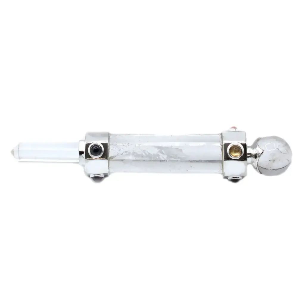 Hexagonal Crystal Healing Wand – 12cm – Rock Quartz | www.artisangoods.co.uk
