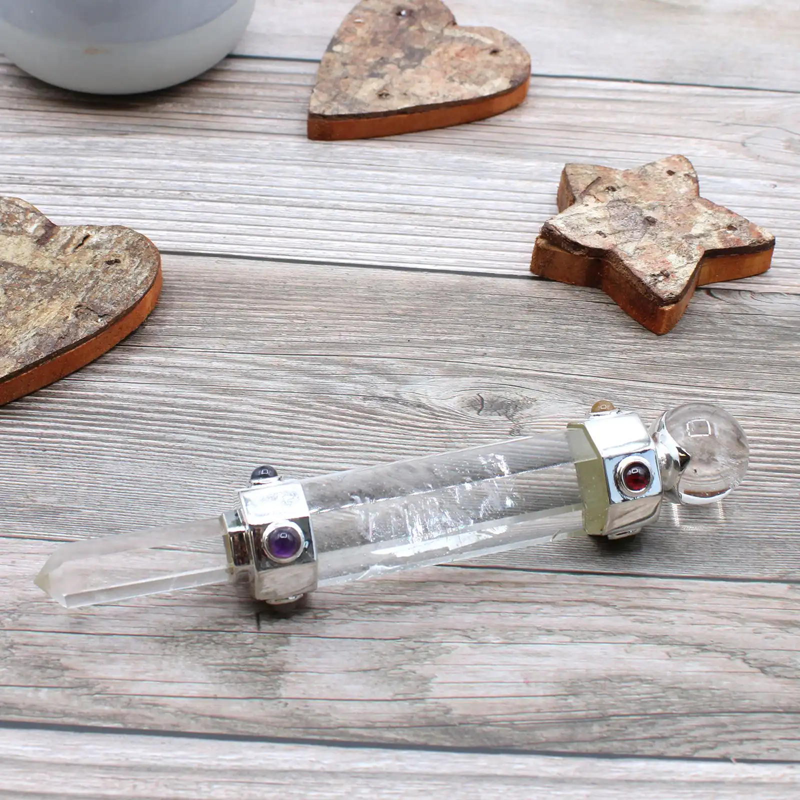 Hexagonal Crystal Healing Wand – 12cm – Rock Quartz | www.artisangoods.co.uk 5 Hexagonal Crystal Healing Wand – 12cm – Rock Quartz | www.artisangoods.co.uk 4