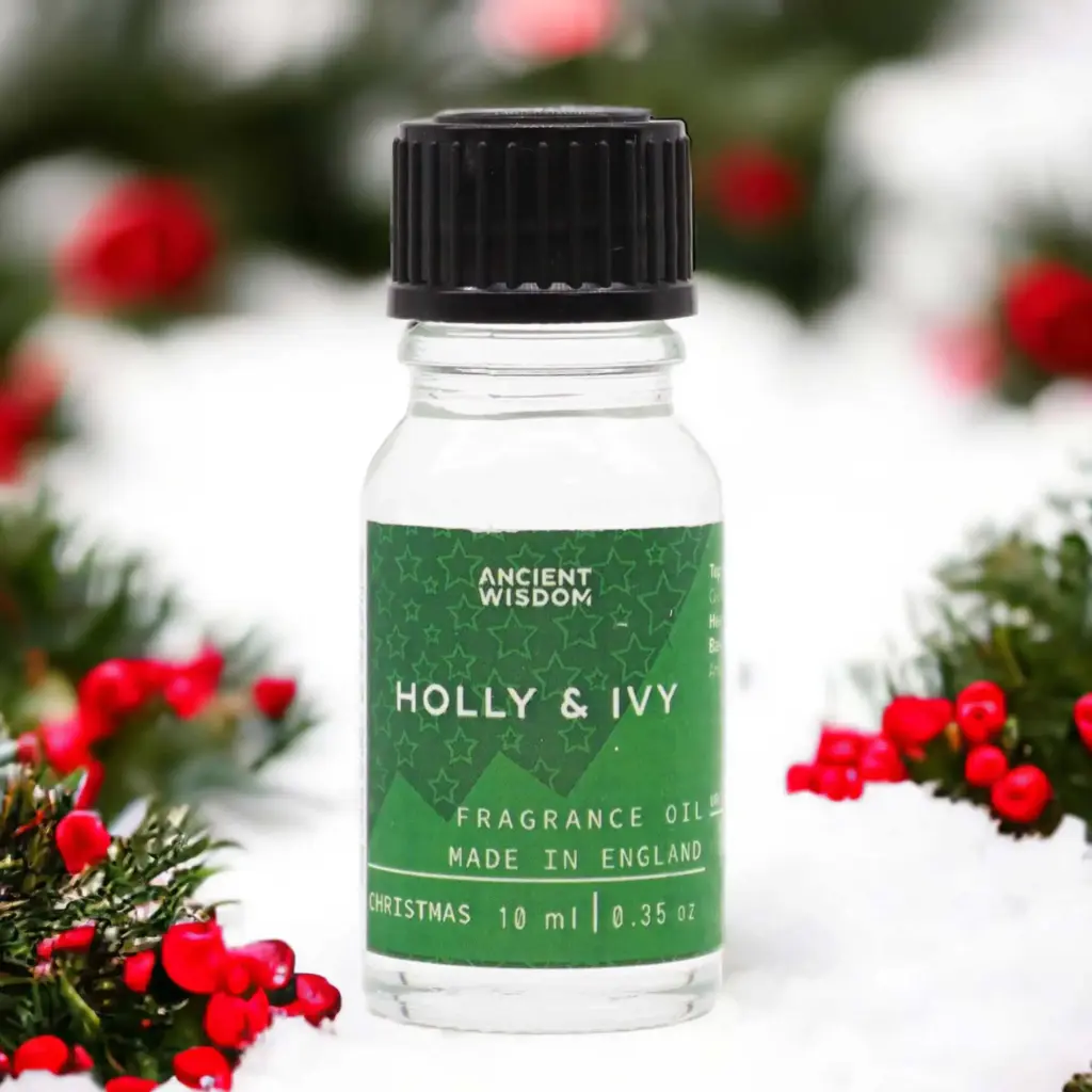 Holly & Ivy Fragrance Oil 10ml | www.artisangoods.co.uk