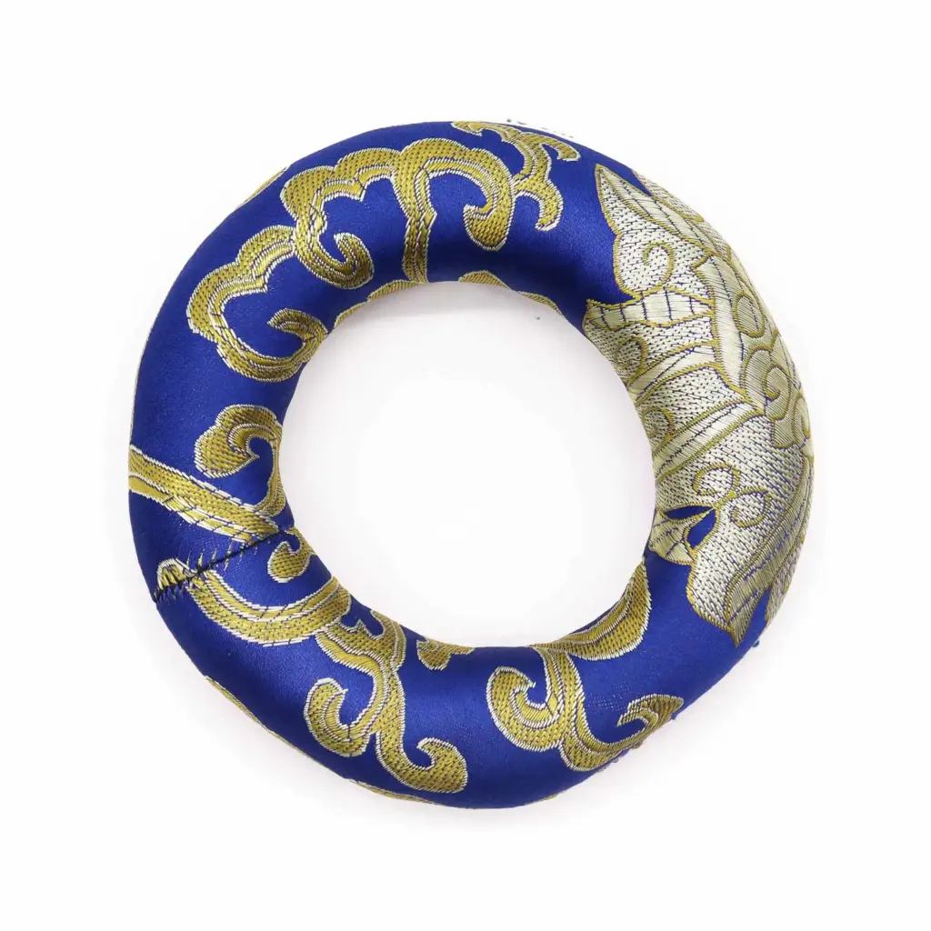 Hoop Cushion 10cm (for 12-14cm Singing Bowl) – Blue | www.artisangoods.co.uk