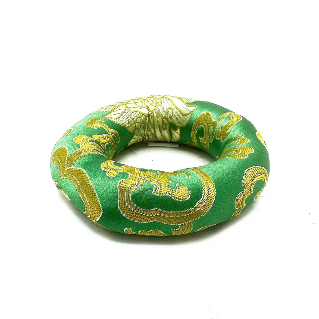 Hoop Cushion 10cm (for 12-14cm Singing Bowl) – Green | www.artisangoods.co.uk 2 Hoop Cushion 10cm (for 12-14cm Singing Bowl) – Green | www.artisangoods.co.uk 2