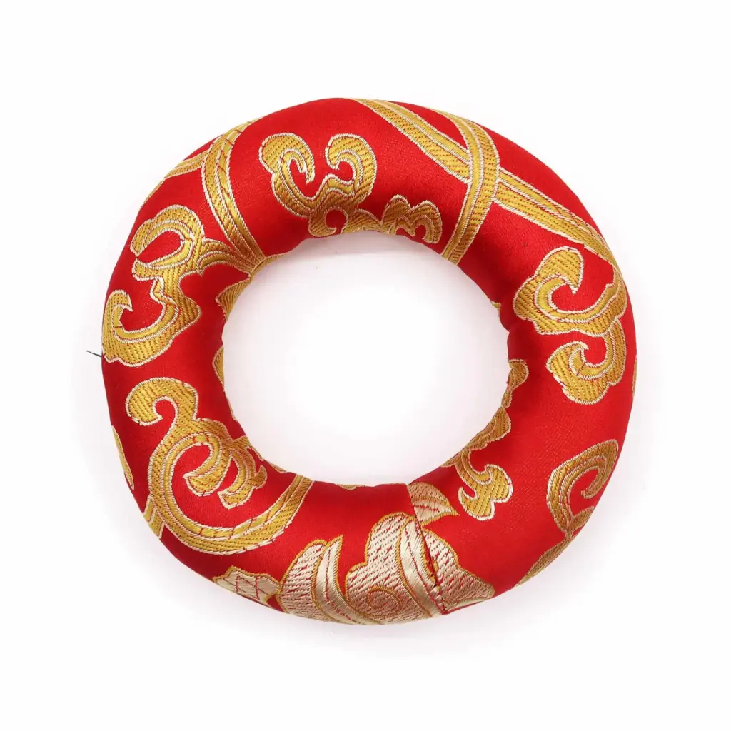 Hoop Cushion 10cm (for 12-14cm Singing Bowl) – Red | www.artisangoods.co.uk