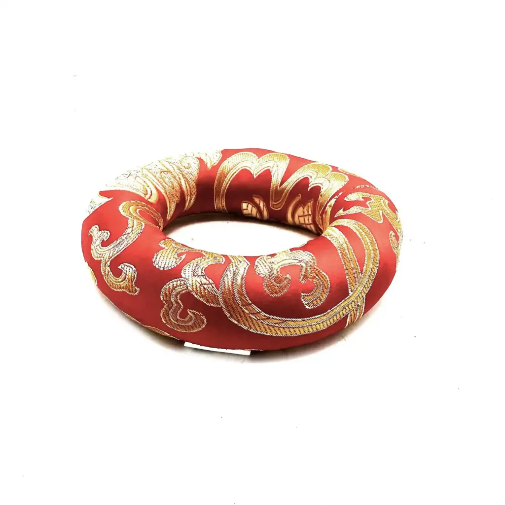 Hoop Cushion 10cm (for 12-14cm Singing Bowl) – Red | www.artisangoods.co.uk 2