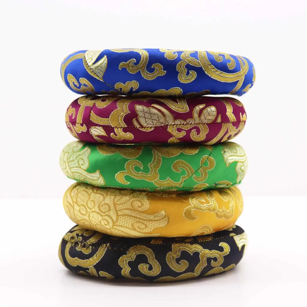 Hoop Cushion 14cm (for 16-18cm Singing Bowl) – Assorted Colours | www.artisangoods.co.uk 2 Hoop Cushion 14cm (for 16-18cm Singing Bowl) – Assorted Colours | www.artisangoods.co.uk 2