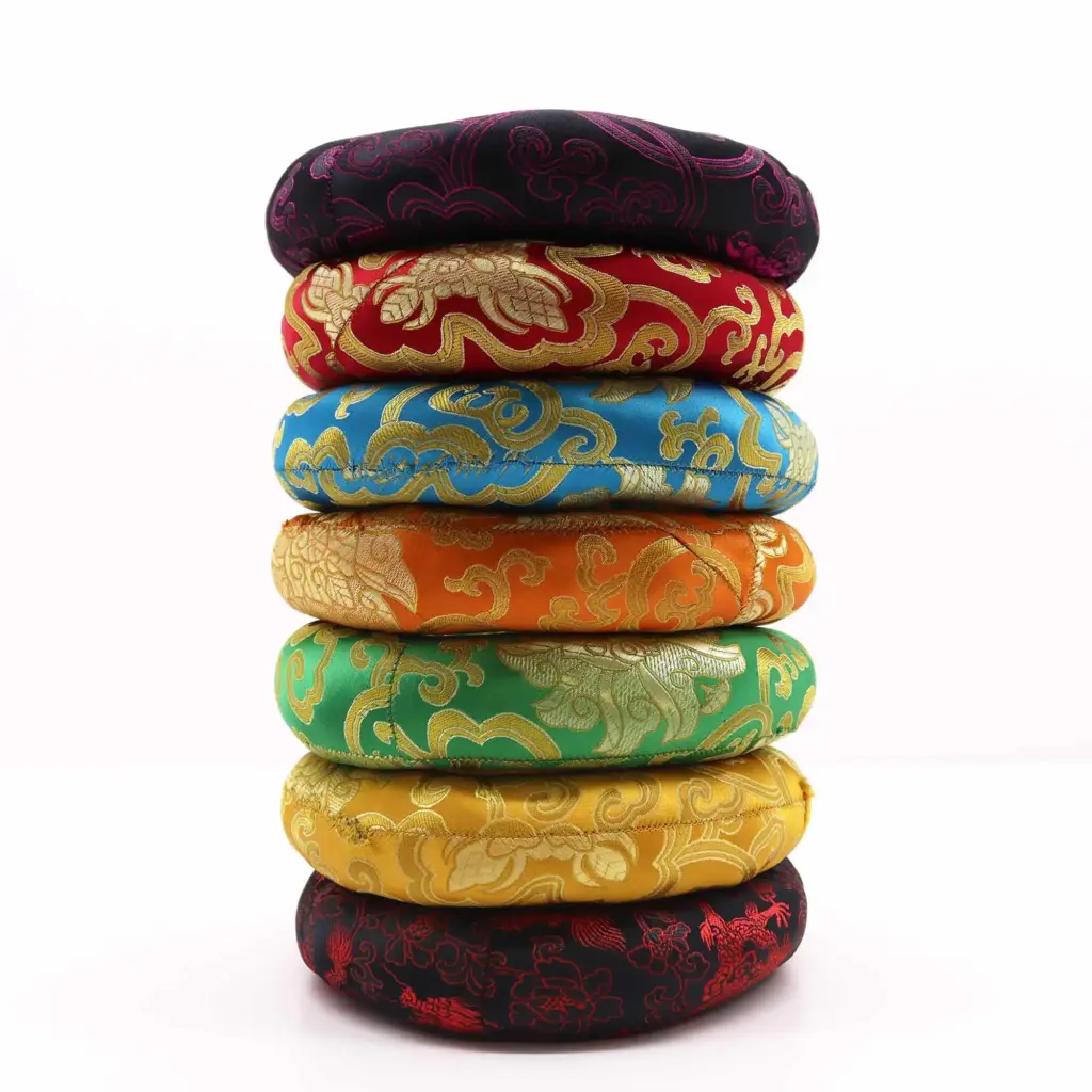 Hoop Cushion 18cm (for 20-24cm Singing Bowl) – Assorted Colours | www.artisangoods.co.uk 2