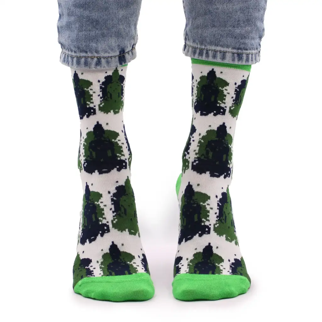Hop Hare Bamboo Socks S/M – Bali Buddha | www.artisangoods.co.uk 6