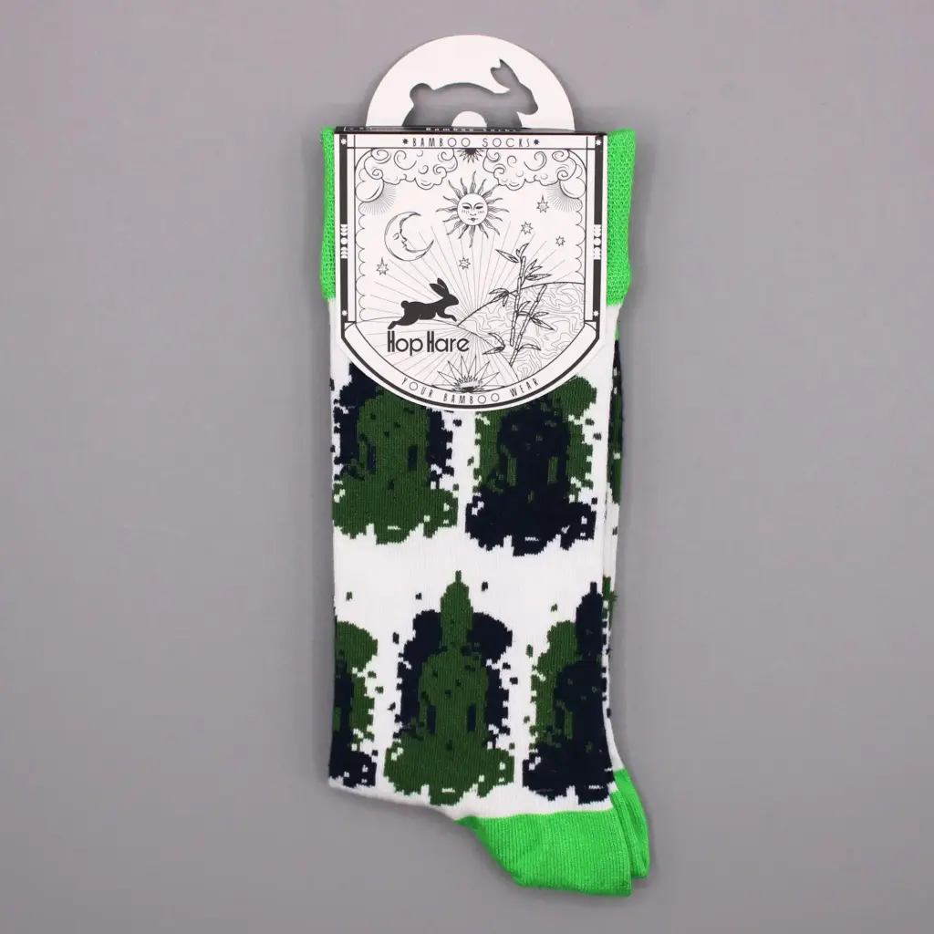 Hop Hare Bamboo Socks S/M – Bali Buddha | www.artisangoods.co.uk 3