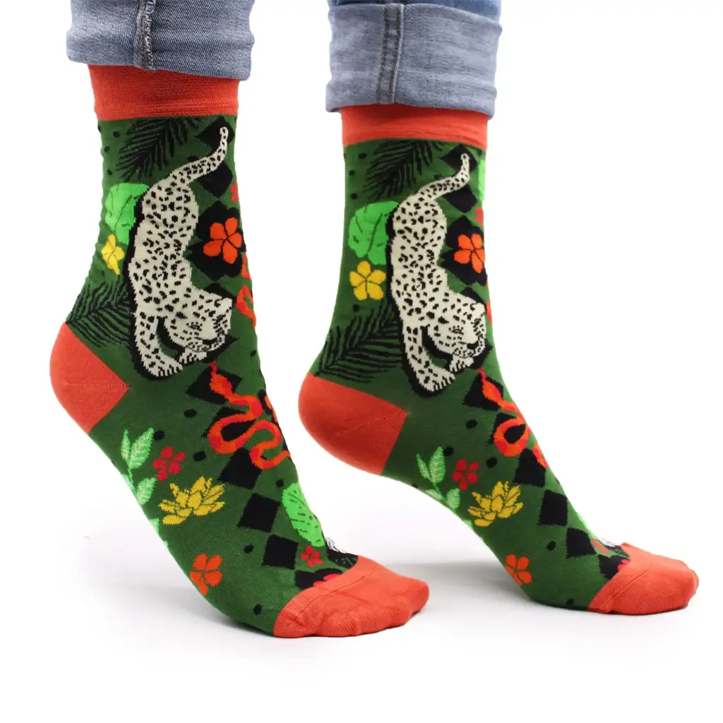 Hop Hare Bamboo Socks S/M – Bali Jungle | www.artisangoods.co.uk Hop Hare Bamboo Socks S/M – Bali Jungle | www.artisangoods.co.uk