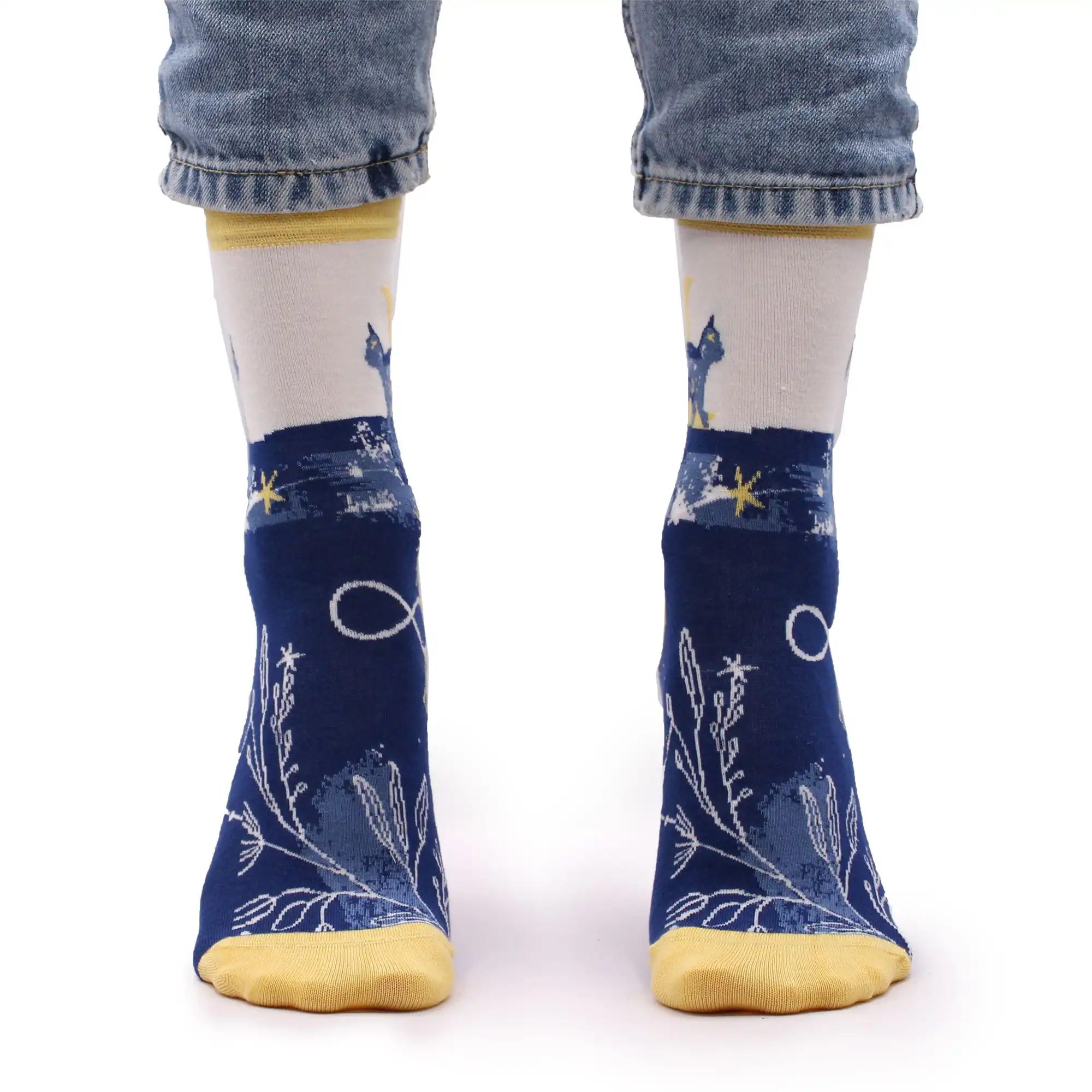 Hop Hare Bamboo Socks S/M – Midnight Cat | www.artisangoods.co.uk 6 Hop Hare Bamboo Socks S/M – Midnight Cat | www.artisangoods.co.uk 5