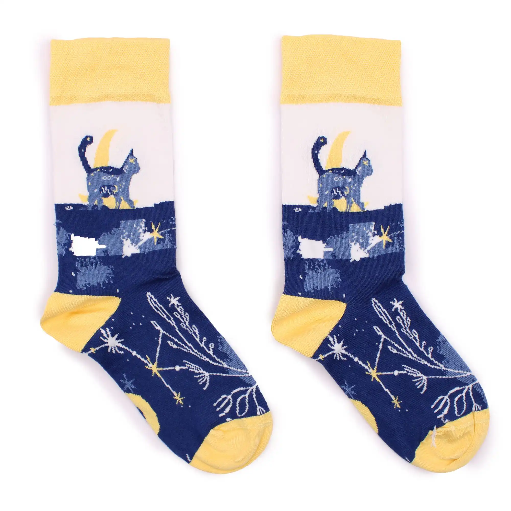 Hop Hare Bamboo Socks S/M – Midnight Cat | www.artisangoods.co.uk 2 Hop Hare Bamboo Socks S/M – Midnight Cat | www.artisangoods.co.uk 1