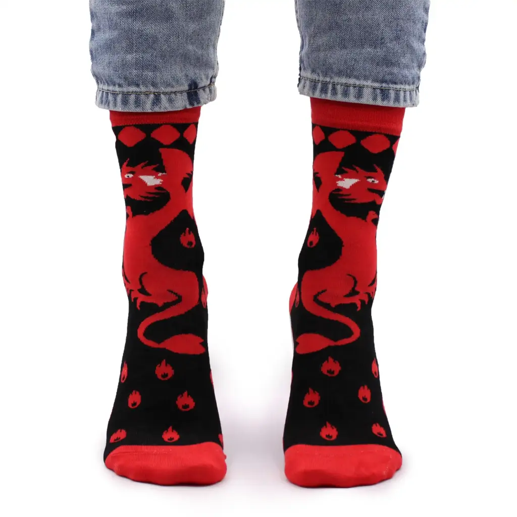Hop Hare Bamboo Socks S/M – Red Dragons | www.artisangoods.co.uk 2 Hop Hare Bamboo Socks S/M – Red Dragons | www.artisangoods.co.uk 2