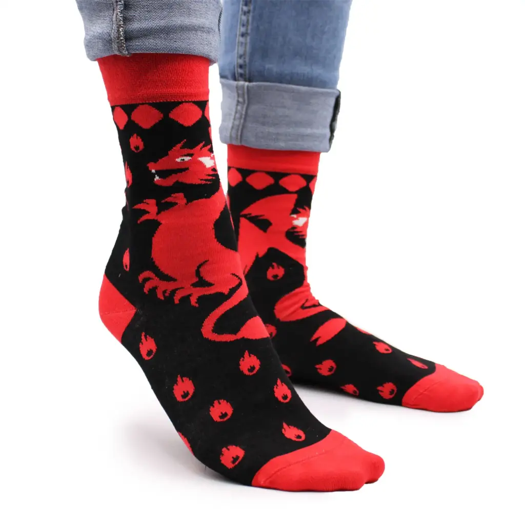 Hop Hare Bamboo Socks S/M – Red Dragons | www.artisangoods.co.uk Hop Hare Bamboo Socks S/M – Red Dragons | www.artisangoods.co.uk