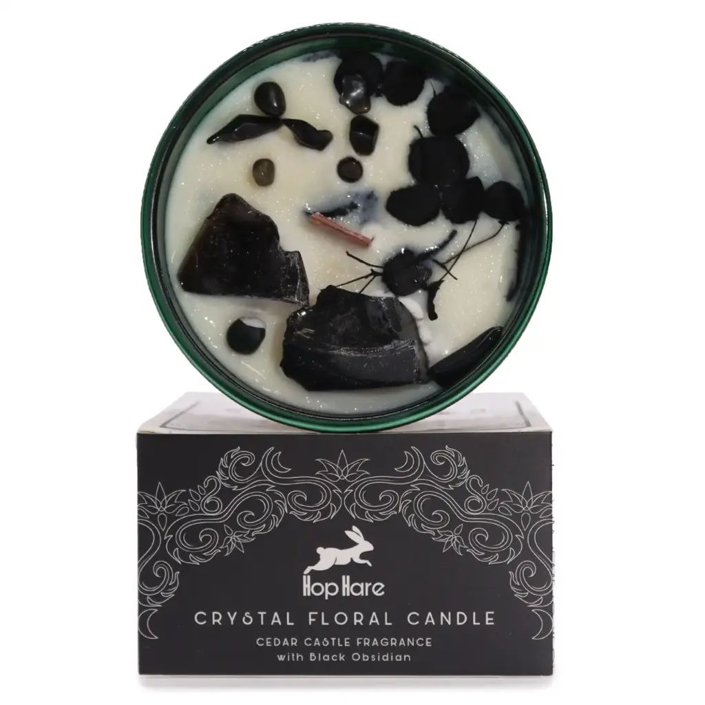 Hop Hare Crystal Magic Flower Candle – The Knight of Swords | www.artisangoods.co.uk