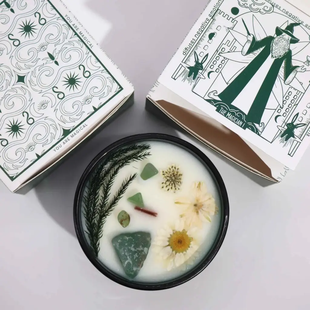 Hop Hare Crystal Magic Flower Candle – The Magician | www.artisangoods.co.uk 4 Hop Hare Crystal Magic Flower Candle – The Magician | www.artisangoods.co.uk 4